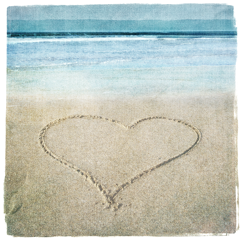 Signed Giclée Art Print Beach Love Wall Art to buy for the home